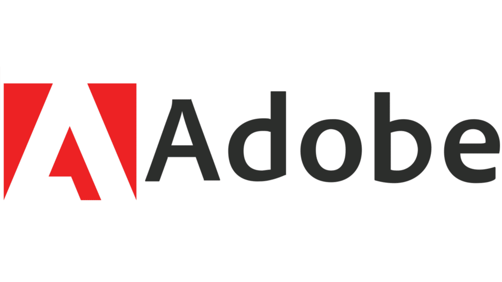 Il logo di Adobe, la celebre società fondata da Geschke e Warnock.