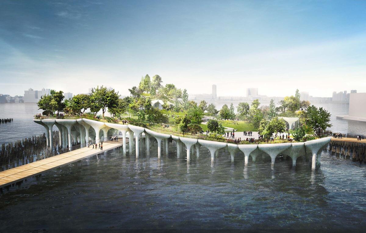 Little Island, a New York nasce un'isola artificiale - 