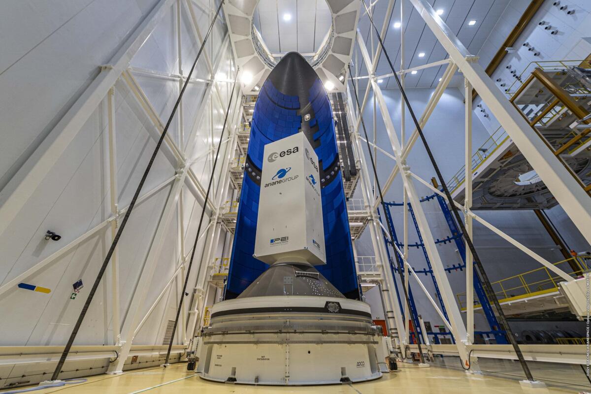 Primo fairing di Ariane 6 arrivato allo spazioporto europeo - 