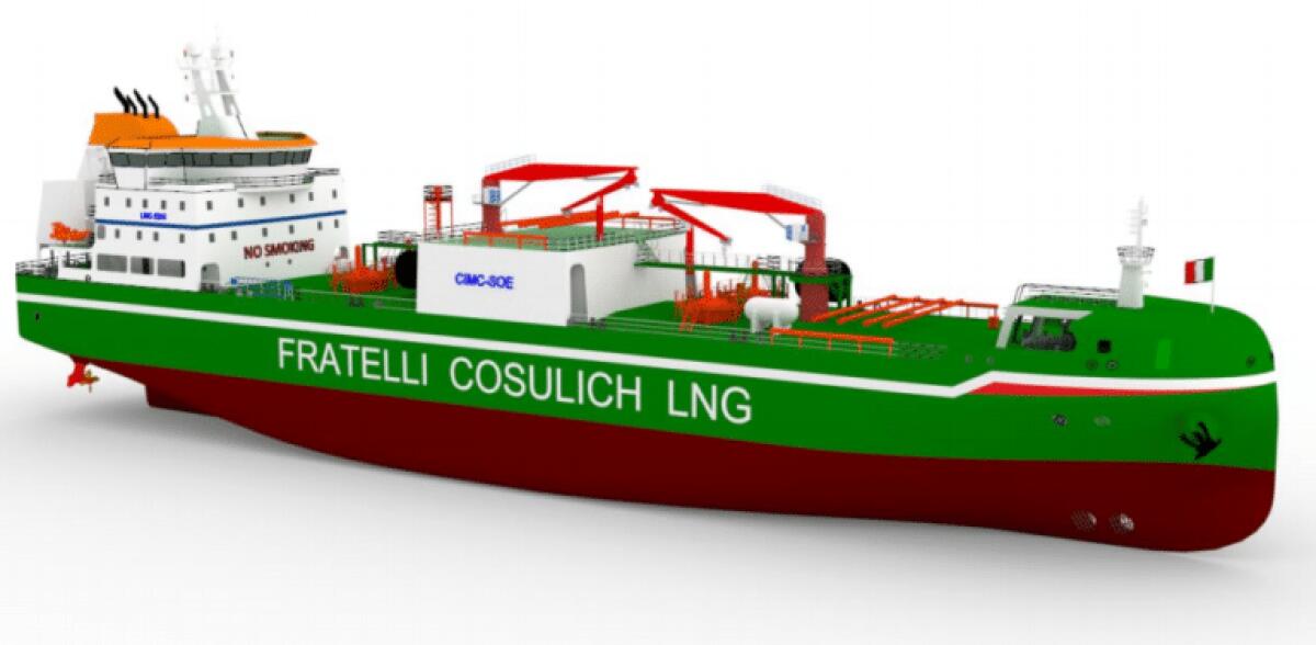 Nuova metaniera da bunkering per la Fratelli Cosulich - 
