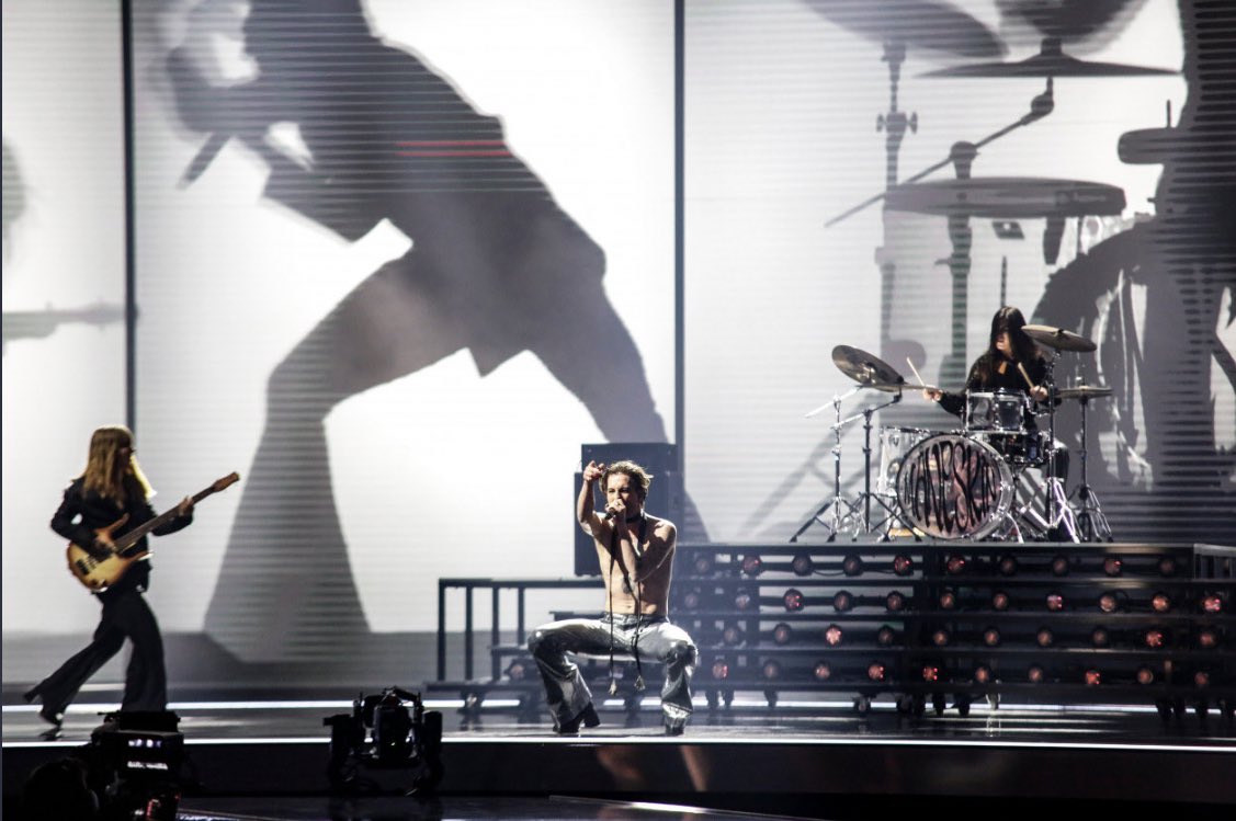 Eurovision: l'esibizione dei Maneskin
