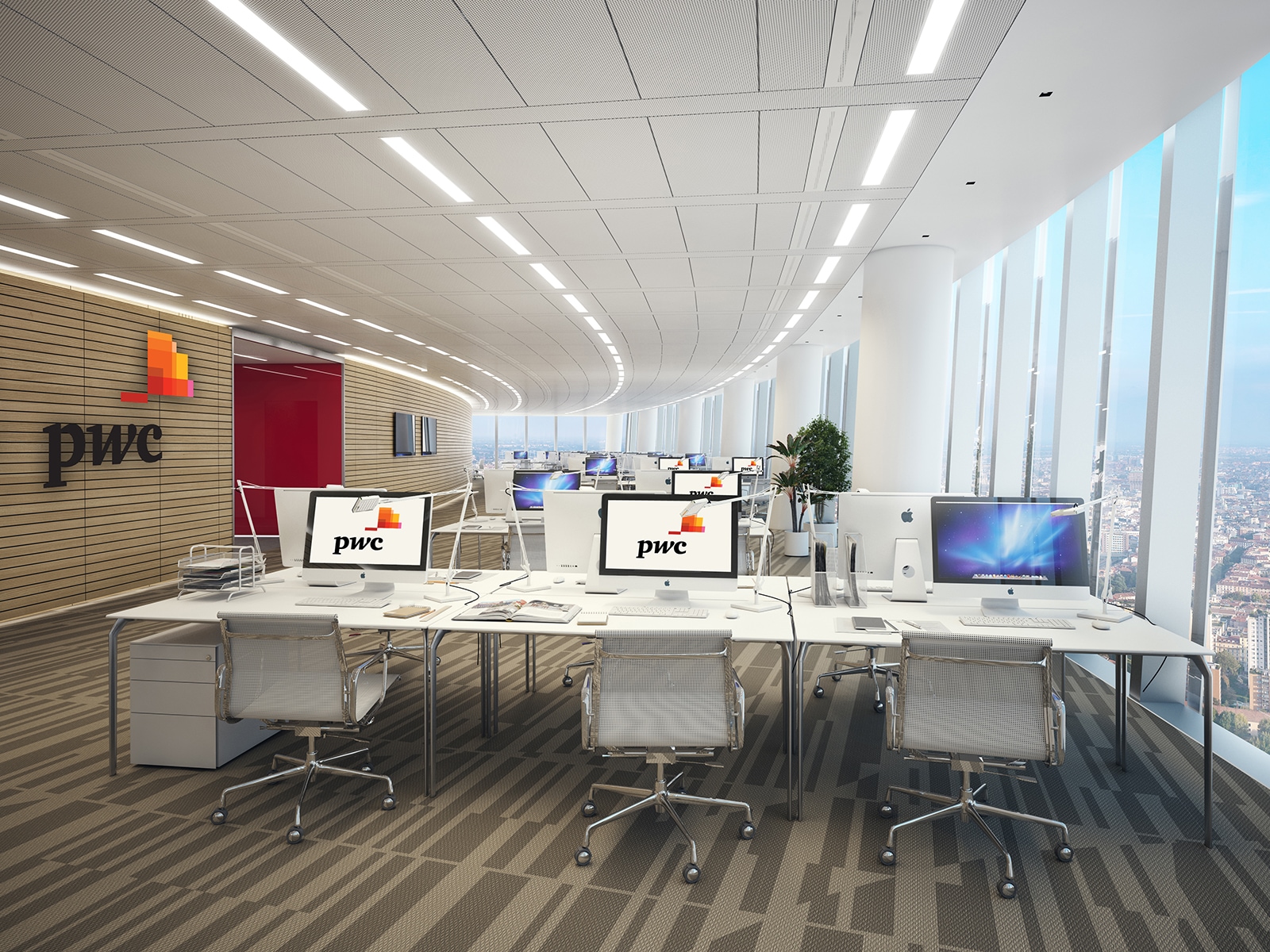 pwc.com – Spazio interno della Torre PwC