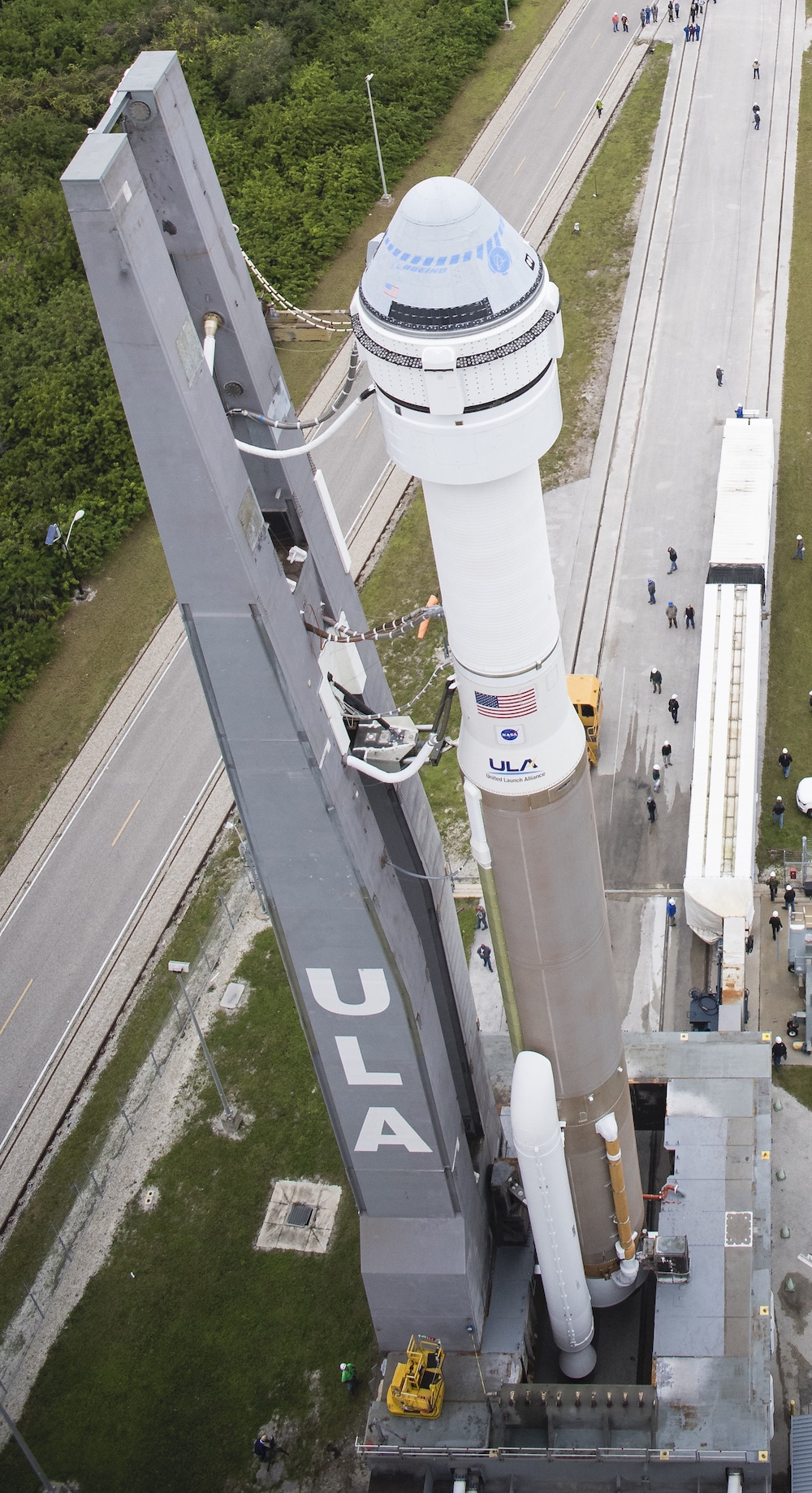 La starliner a bordo del lanciatore Atlas V. Credits: Nasa