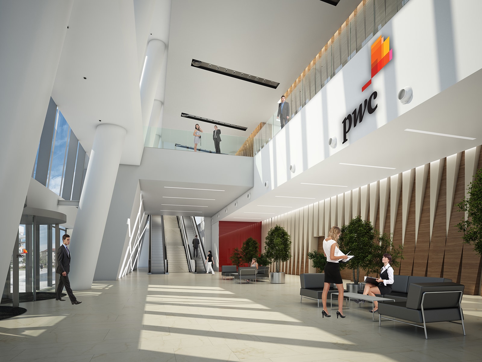 pwc.com – Spazio interno della Torre PwC
