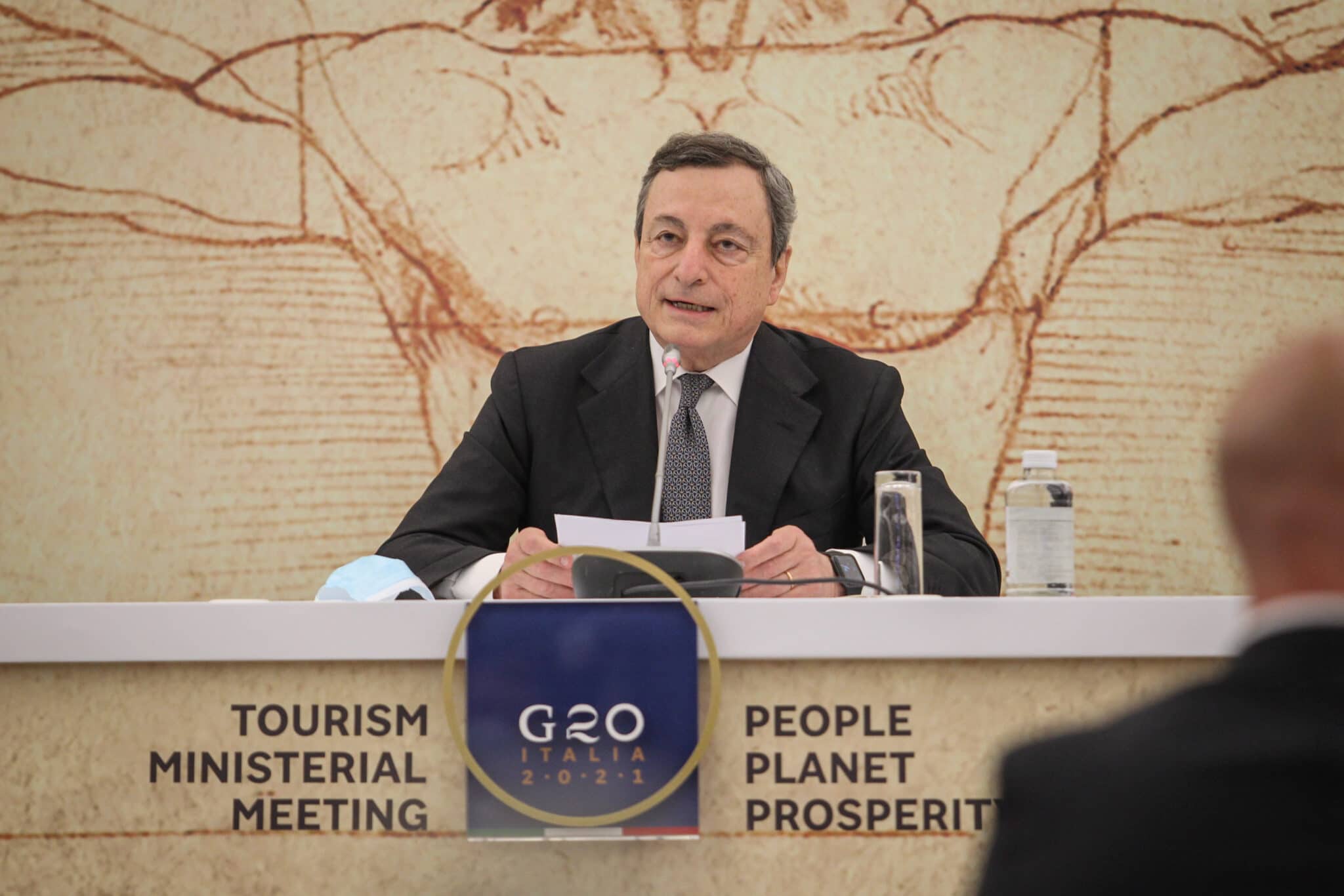 Mario Draghi,  Presidente del Consiglio dei ministri della Repubblica Italiana