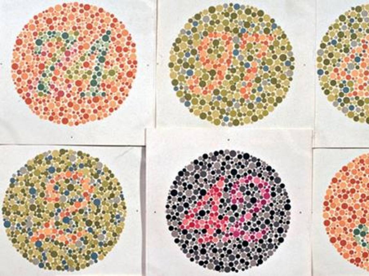 Il test fatto dalle persone daltoniche