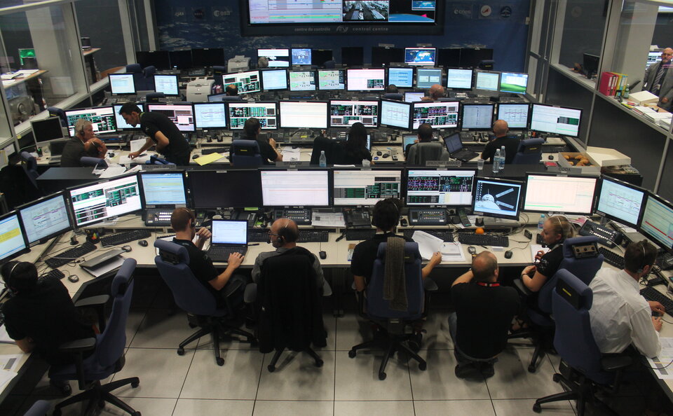 Control centre ESA Credit: ESA