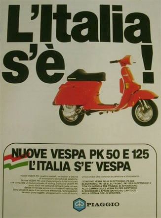 Spot Vespa 1982, Elogio alla Vespa