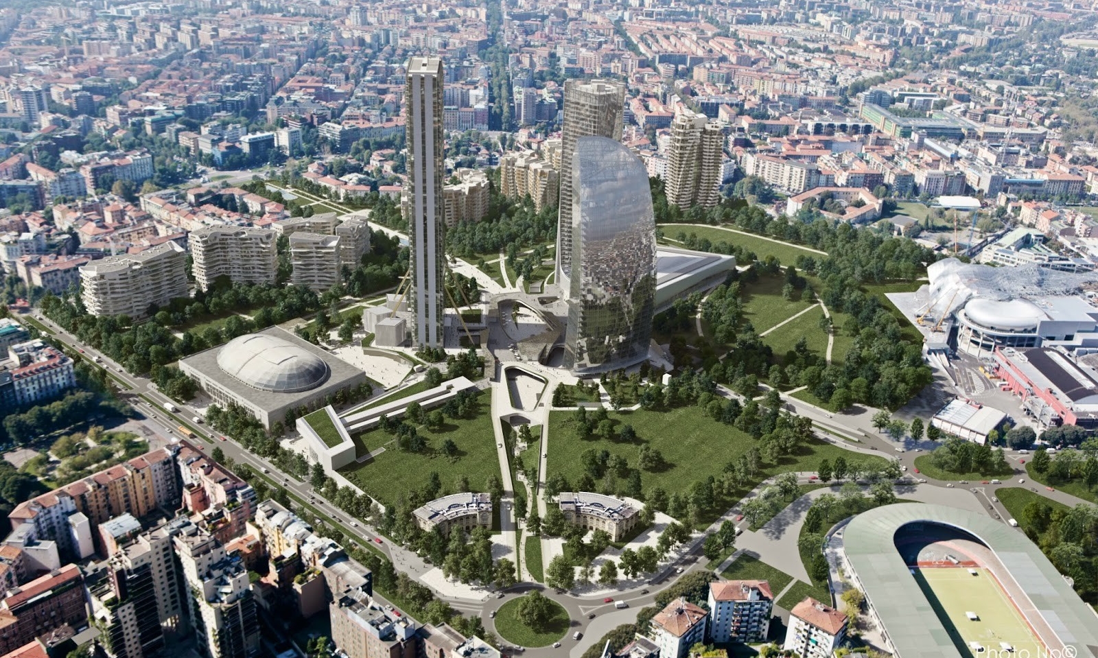 milanoguida.com – Vista dall’alto di City Life