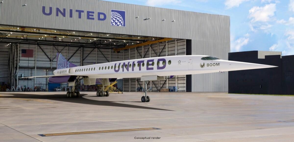Boom Overture: United Airlines punta al trasporto supersonico - United, Boom, Supersonico, Concorde
