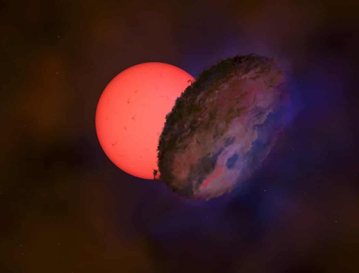 Una stella gigante lampeggia nel cuore della nostra galassia - 