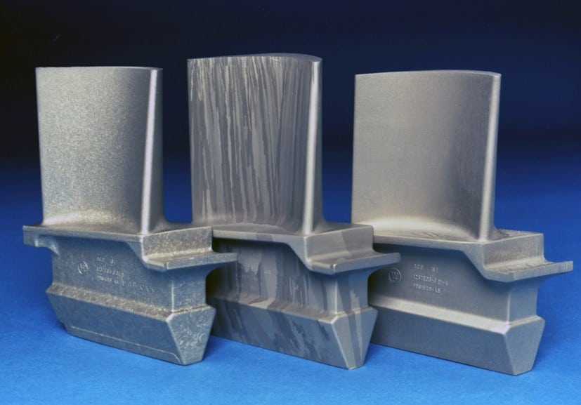 Confronto tra le differenti microstrutture di una paletta per turbine.