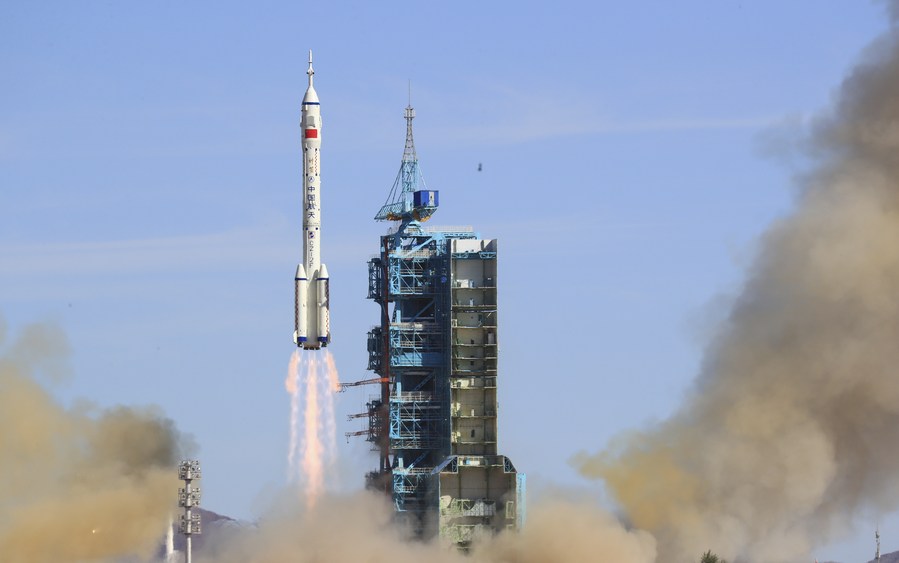 Lancio della missione Shenzhou-12 Credits: CCTV