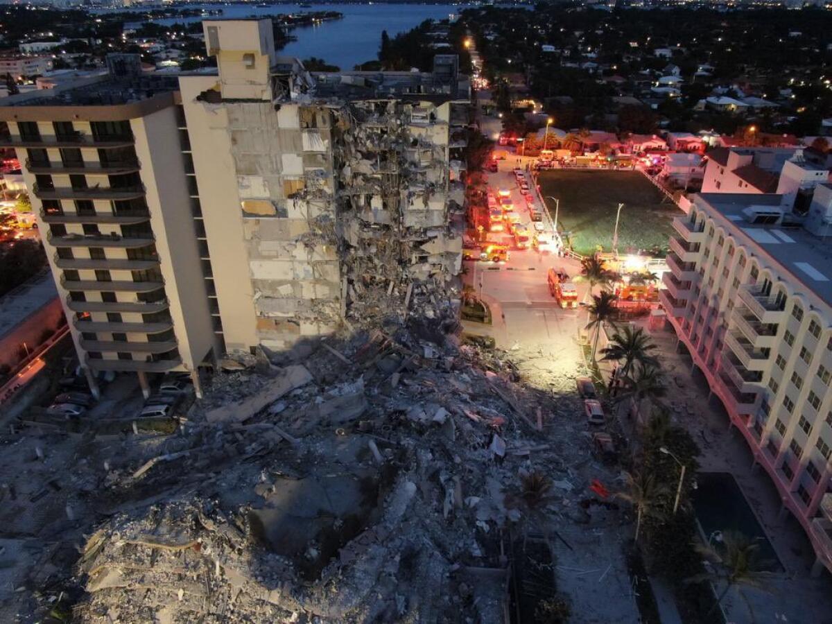 Crollo a Miami, tra difetti di costruzione e mancata manutenzione - en.wikipedia.org