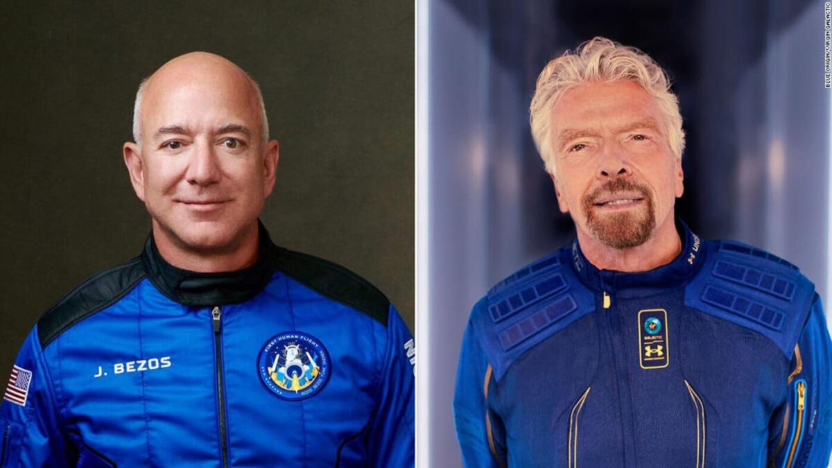 Jeff Bezos e Richard Branson non sono astronauti - 