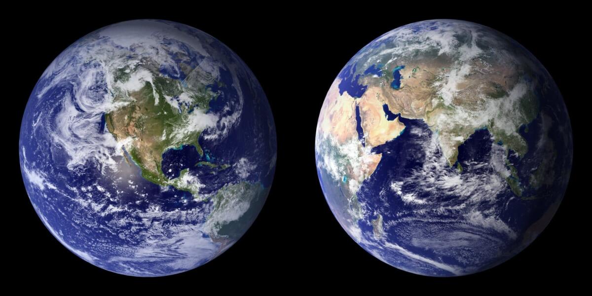 Come cambierebbe la nostra vita se la Terra fosse piatta - Vista della Terra