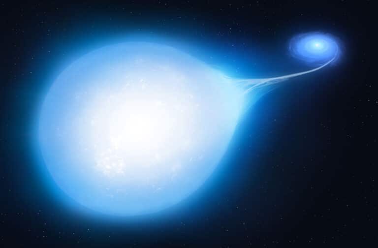 Rappresentazione del sistema Hd 265435. Credits: University of Warwick