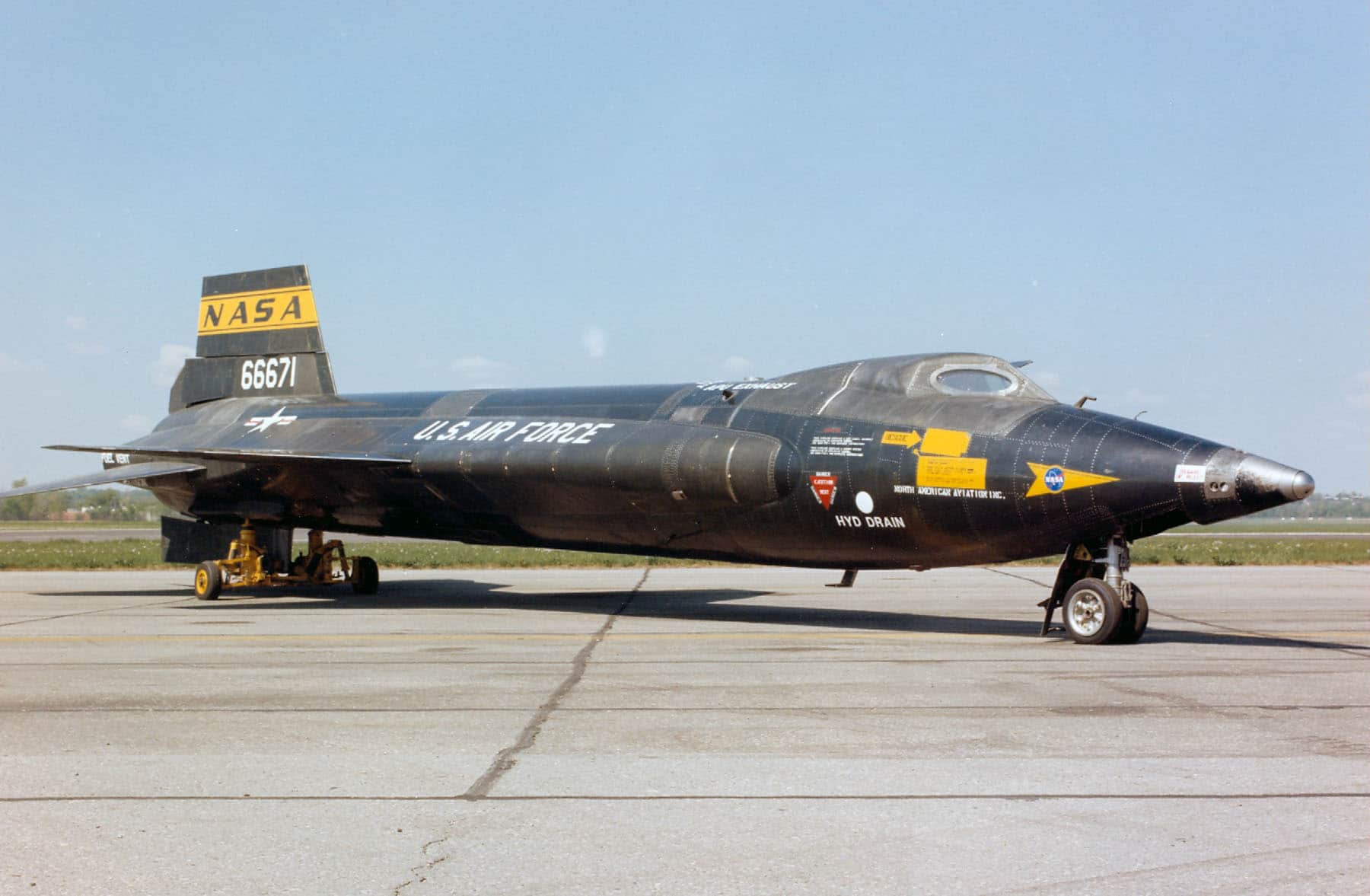 DAYTON, Ohio - North American X-15A-2 al National Museum of the United States Air Force. Crediti: U.S. Air Force photo.