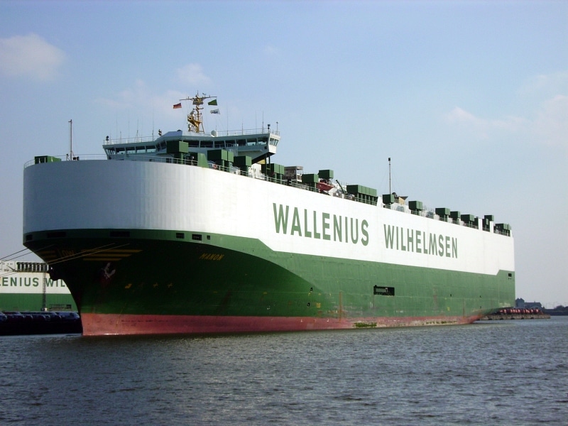 Una nave Ro-Ro della Wallenius. Fonte: Wikimedia Commons