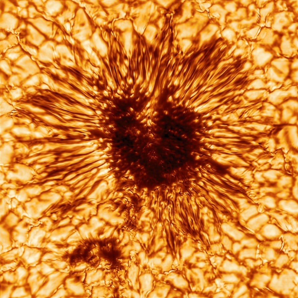 Macchie solari osservate da DKIT. Credits: NSO, NSF, AURA