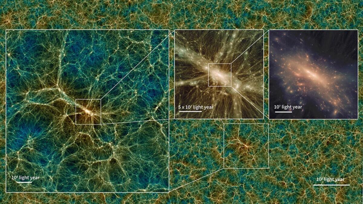 Uchuu, l’universo virtuale più grande mai fatto che si estende nel tempo - 