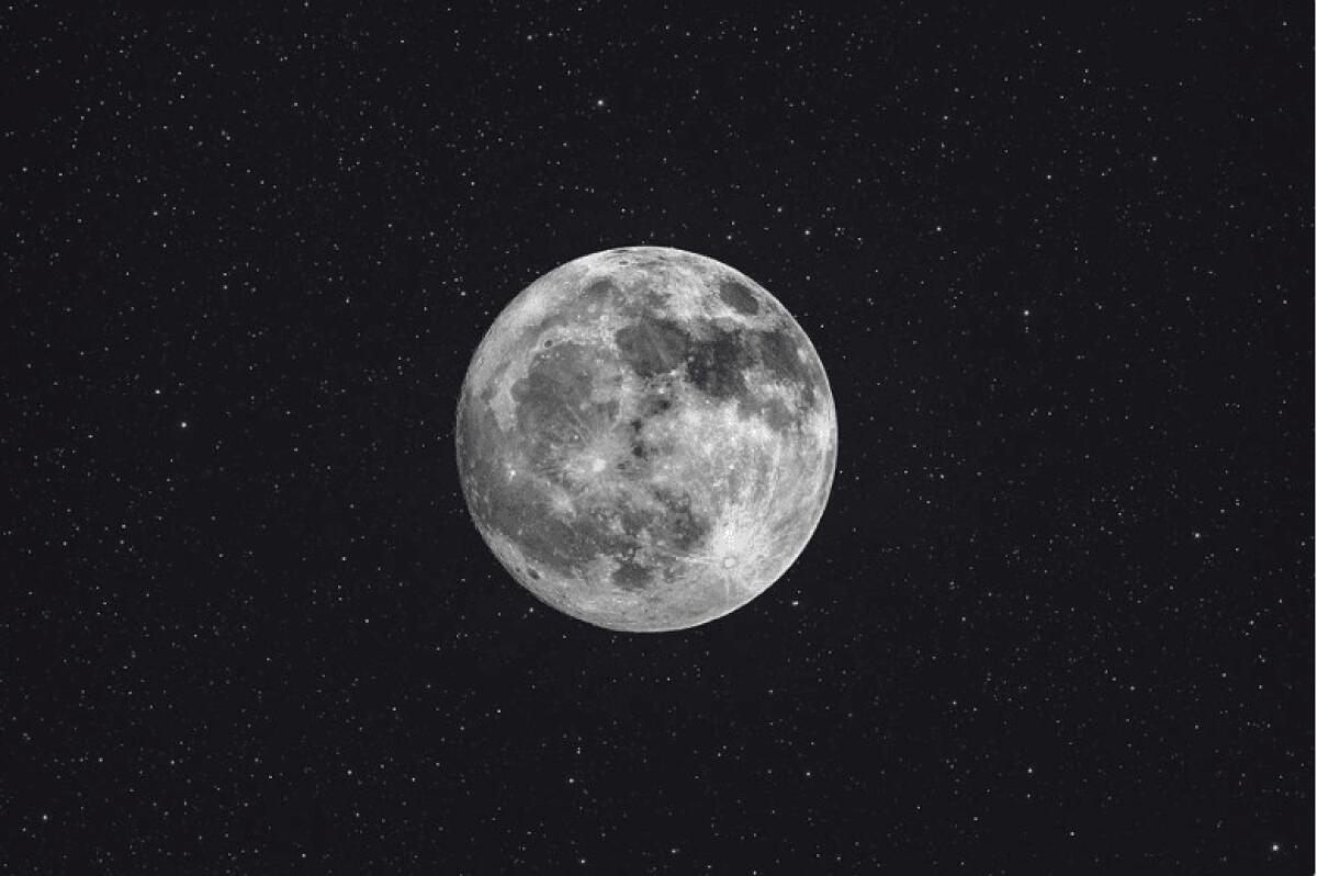 Le diverse teorie alla base della formazione della Luna - Rappresentazione del satellite naturale della Terra, Luna. Image: Christophe Lehenaff