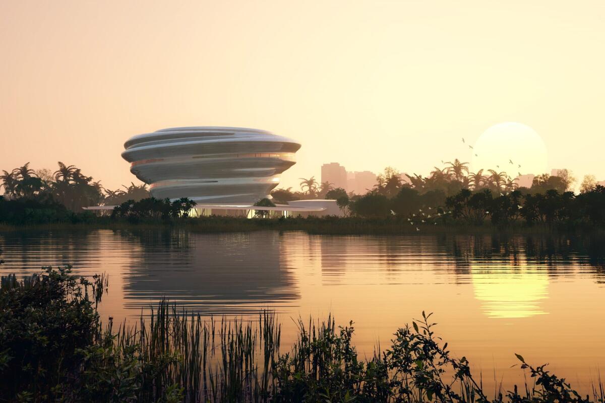 Hainan Science and Technology Museum: MAD Architects rivela il design - MAD Architects rivela il design per l'Hainan Science and Technology Museum. PH: i-mad.com