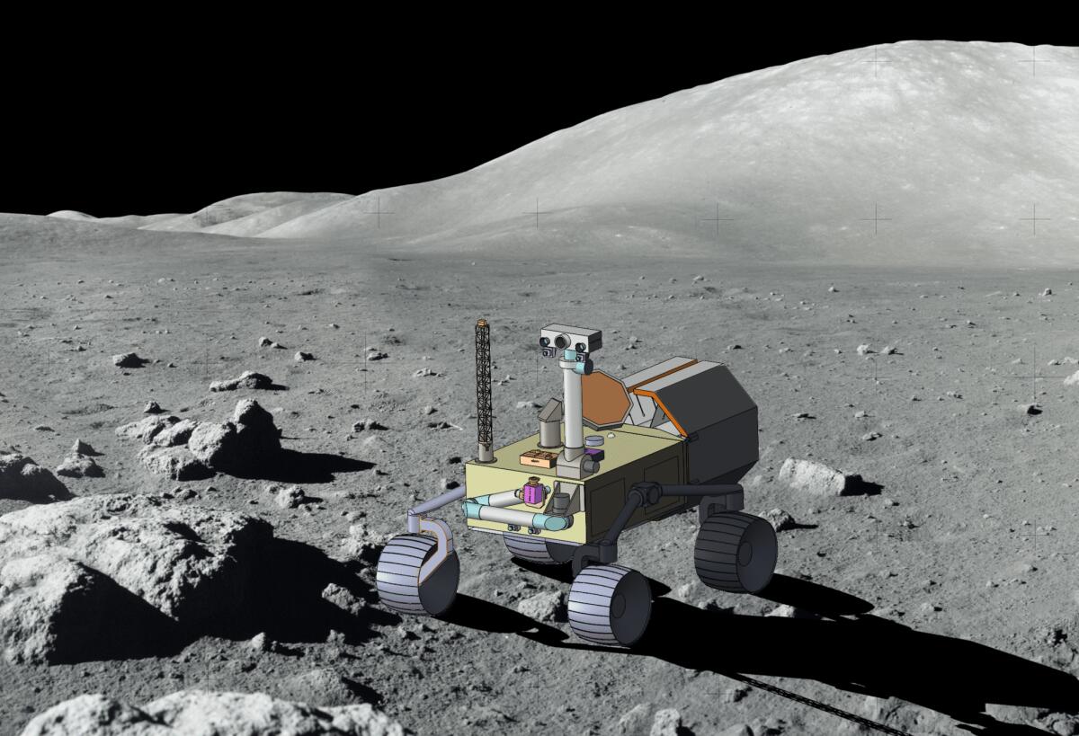 Estrazioni minerarie sulla Luna con l'utilizzo di robot autonomi - 