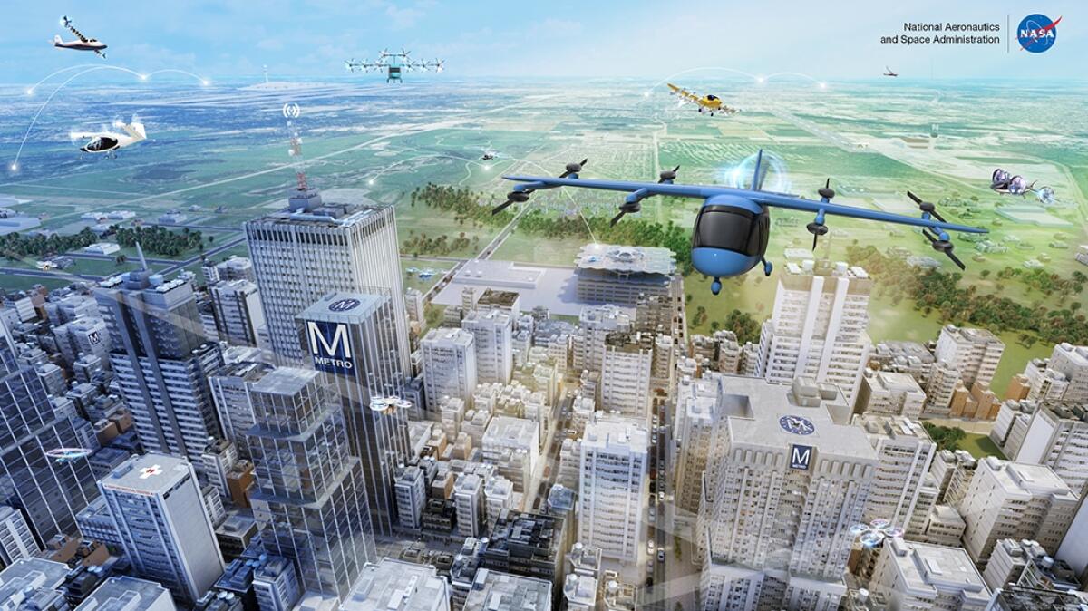 Rivoluzione del trasporto aereo urbano: la NASA in campo il progetto AAM - NASA, mobilità aerea, sostenibilità, infrastrutture, imaptto ambientale, mobilità elettrica