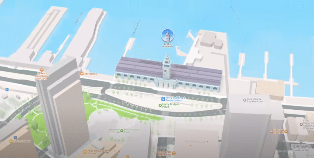Le nuove mappe 3D disponibili su iOS15