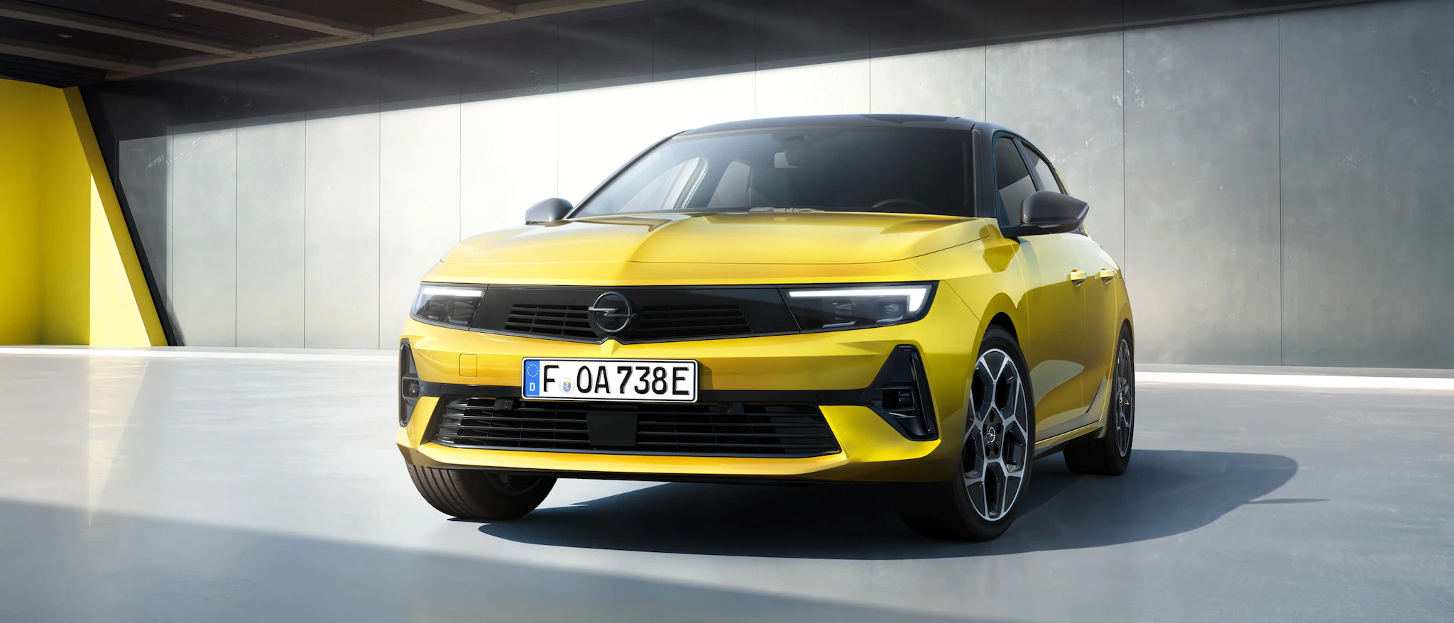 Nuova Opel Astra, vista frontale. Credit: Opel.it