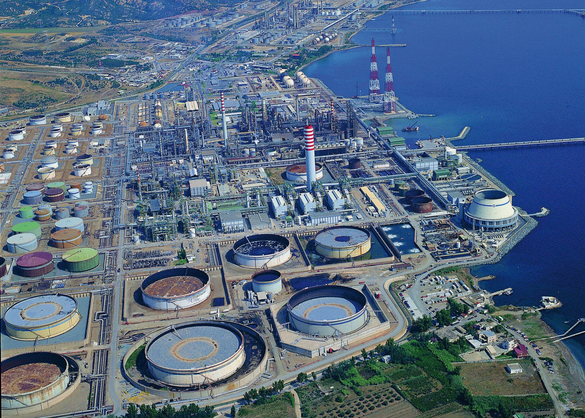 Stabilimento Saras, sezione media sito Saras
