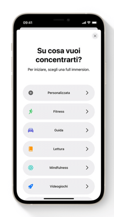 Novità iOS15: la nuova modalità focus