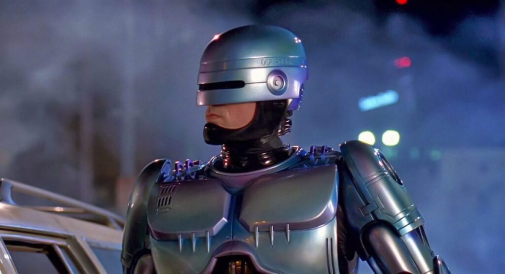 Robocop, il robot-poliziotto protagonista di un film di successo negli anni '80