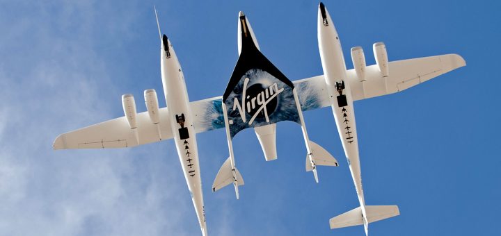 La StarShipTwo. Credits: Virgin Galactic