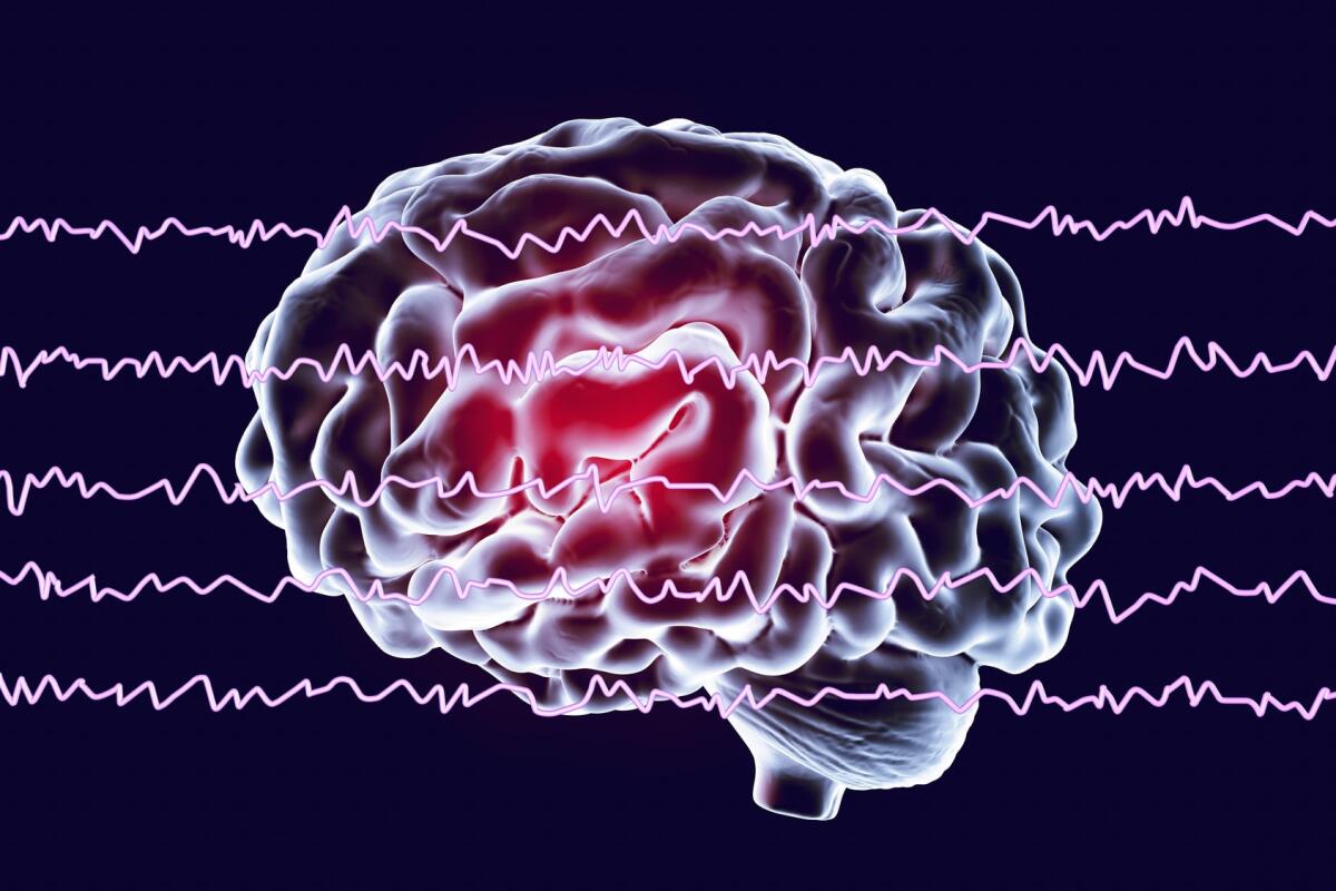 Fastball EEG e Alzheimer: una lotta contro il tempo - EEG Electroencephalogram, brain wave in awake state with mental activity, 3D illustration