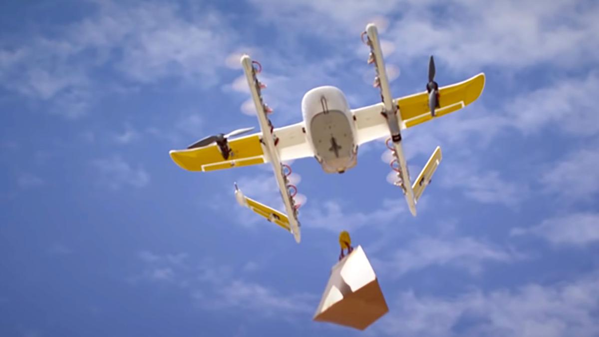 Drone Google, Wing. Credit: Wing