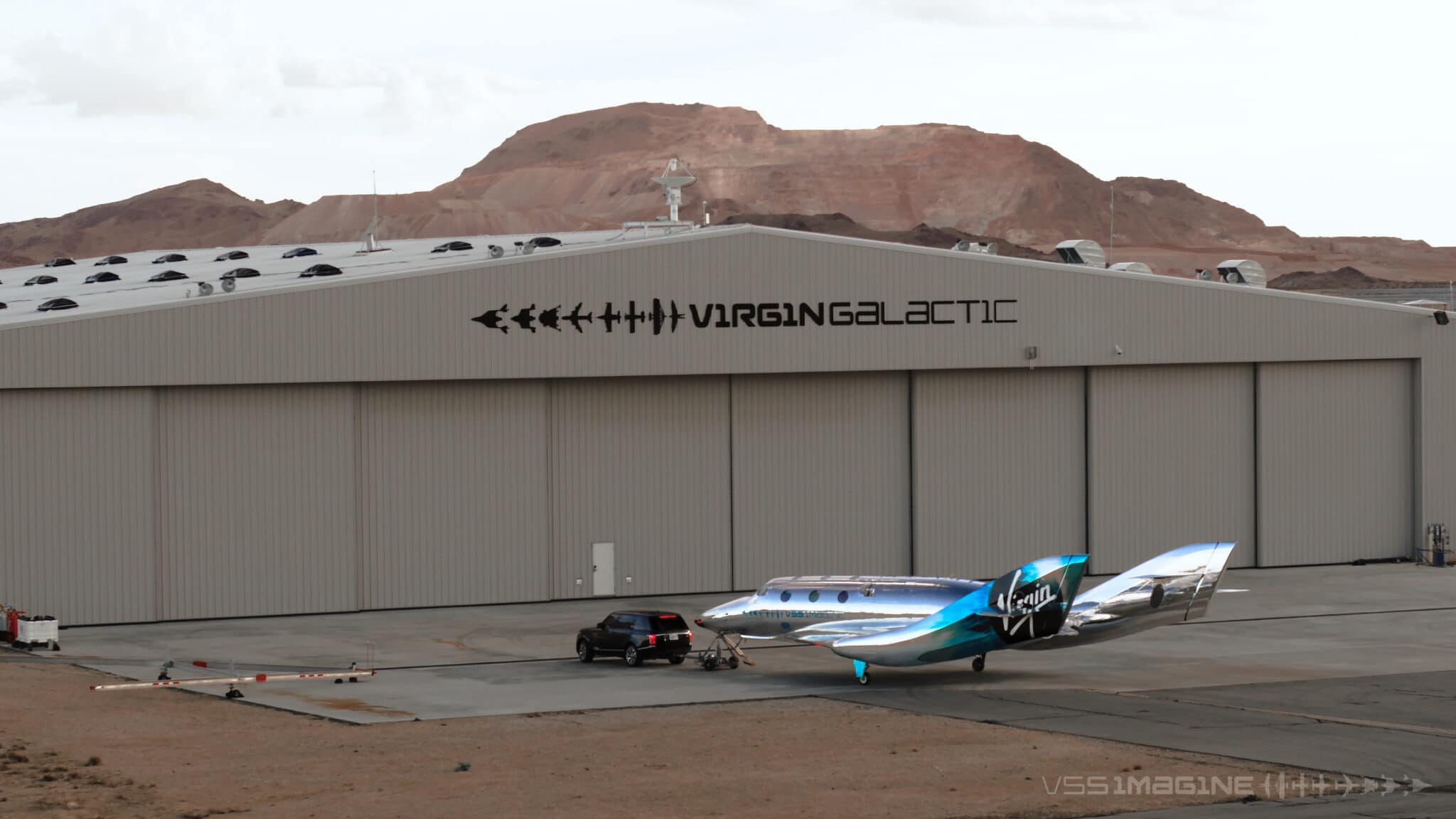 La VSS Unity. Credits: Virgin Galactic