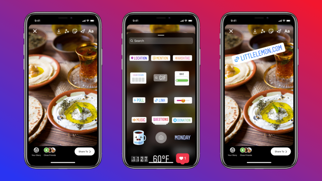 Il link nelle storie Instagram sarà disponibile per chiunque. Fonte: Instagram Blog