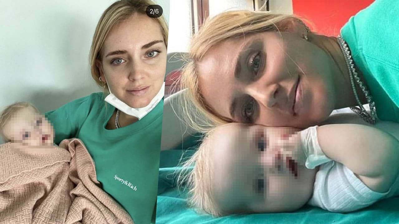Vittoria, la figlia dei Ferragnez colpita dal virus sinciziale - Credits: Instagram Chiara Ferragni