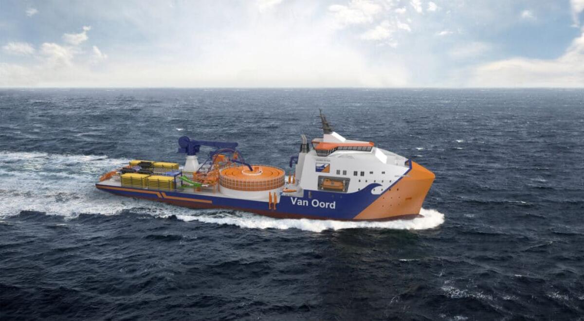 Nave Calypso: la nuova posacavi ecologica di Van Oord - 