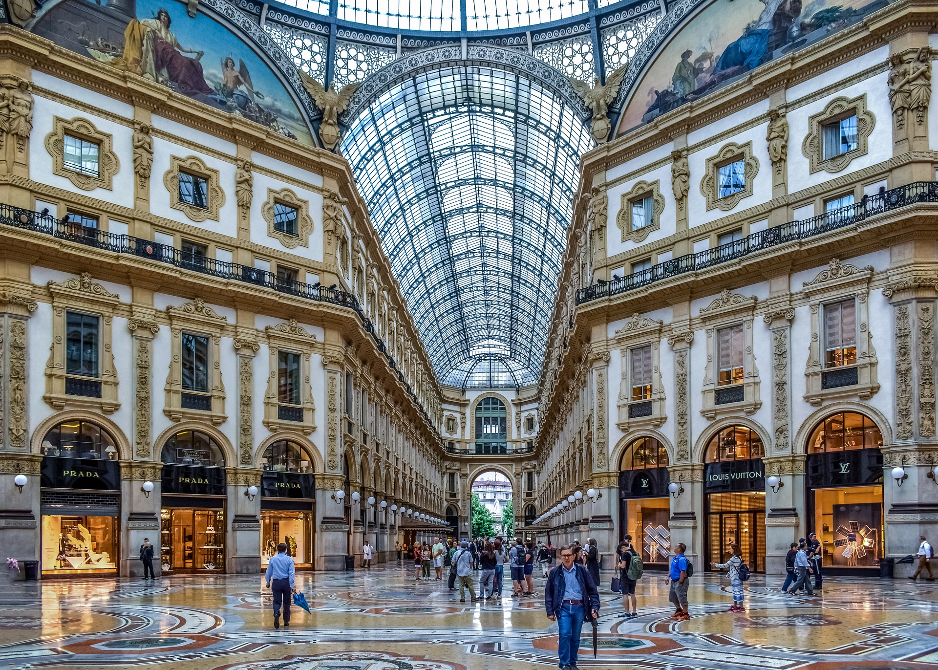 Galleria Vittorio Emanuele II. Credits: Pixabay