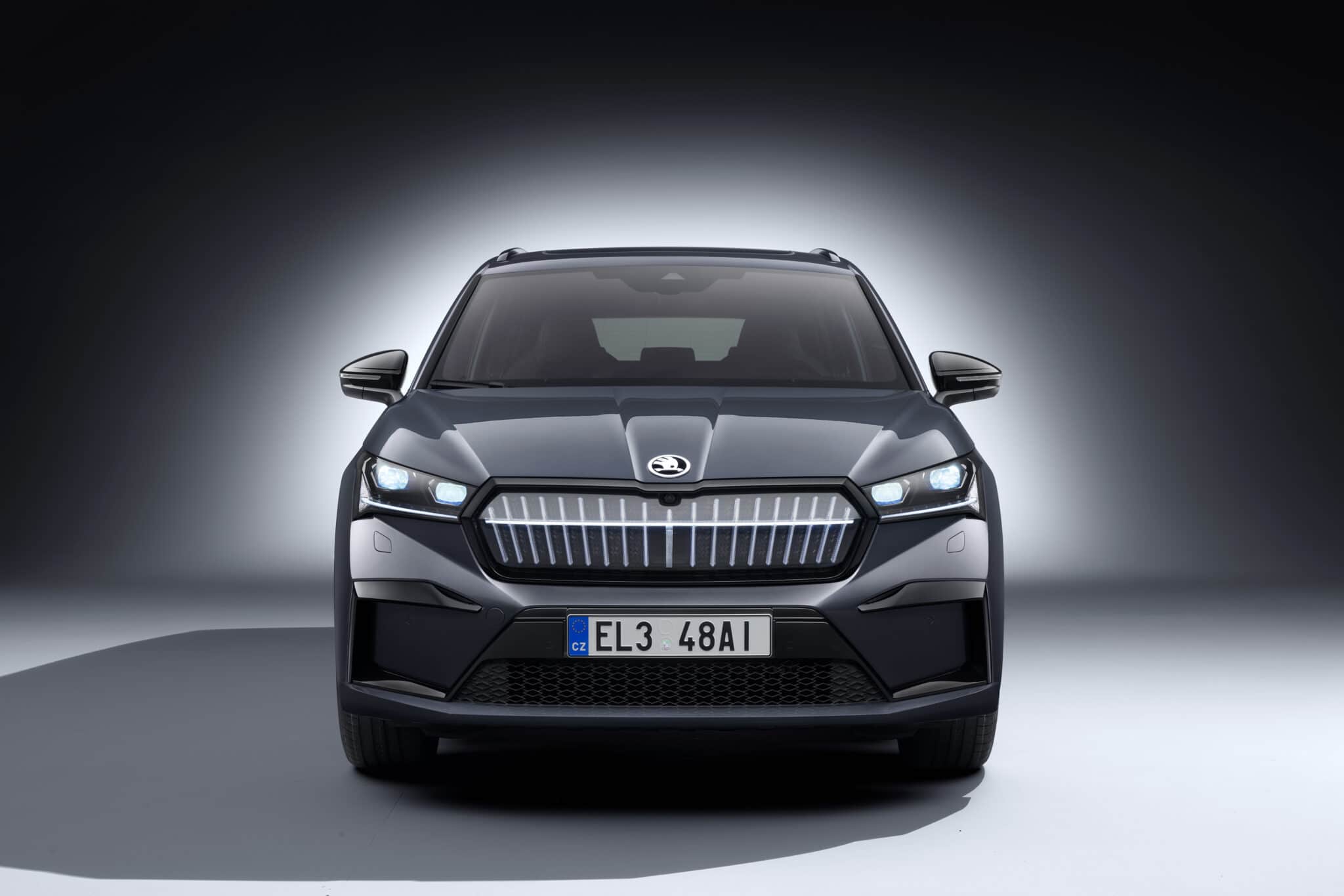 Il primo SUV elettrico di Skoda, vista anteriore - Crediti foto: ufficio stampa Skoda Italia