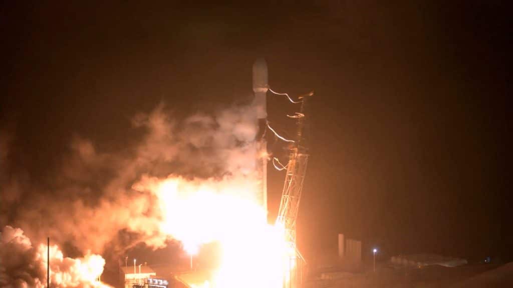 Lift off di Falcon 9. Crediti: NASA