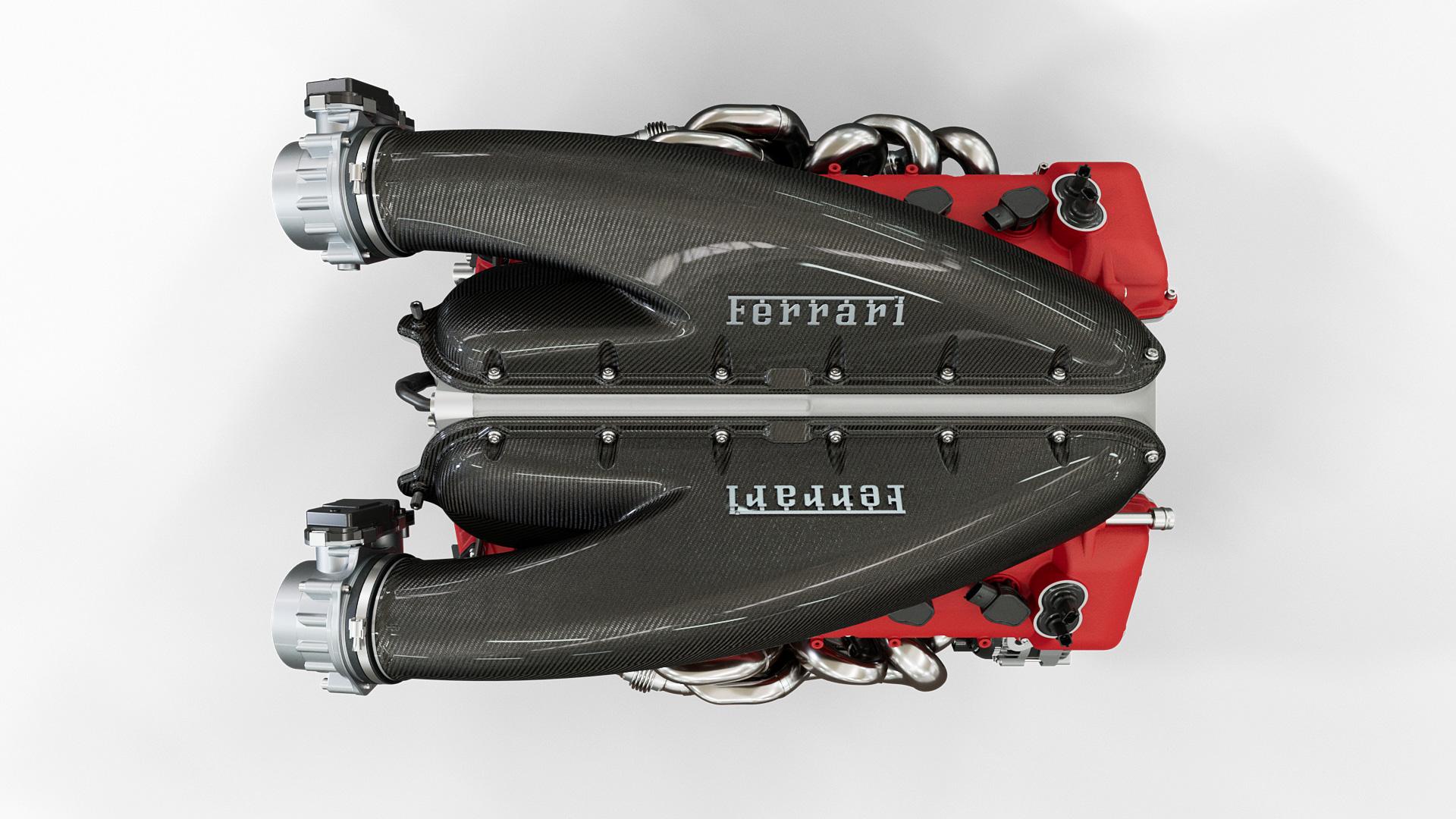 Il motore della Ferrari Daytona SP3