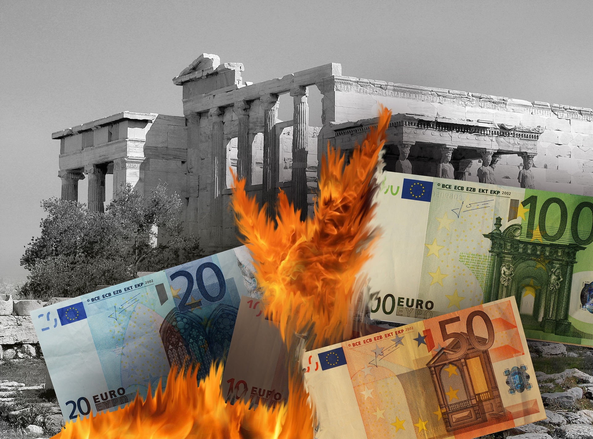 Un effetto principale dell'inflazione è quello di erodere i patrimoni. In questo senso, è come "bruciare" il proprio patrimonio.