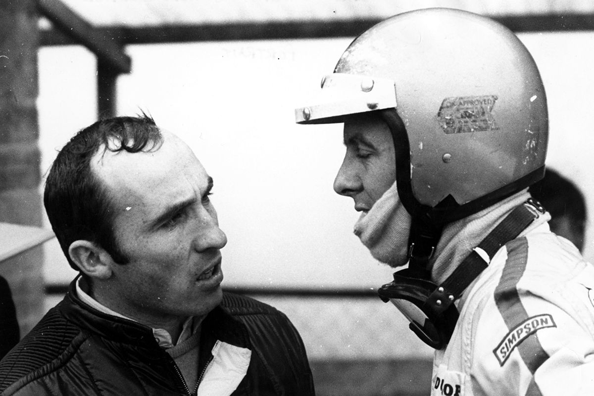 Frank Williams con Piers Courage Credits: Pinterest