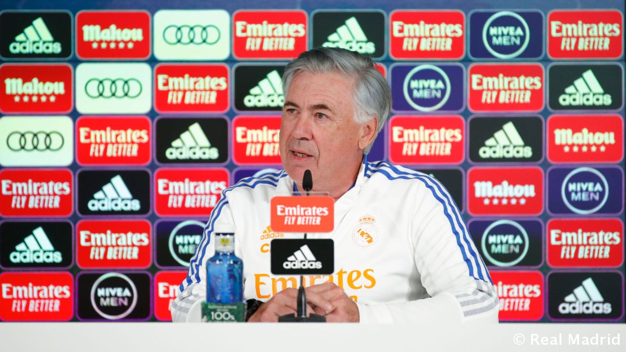 Carlo Ancelotti, allenatore italiano dei Blancos, da www.realmadrid.com