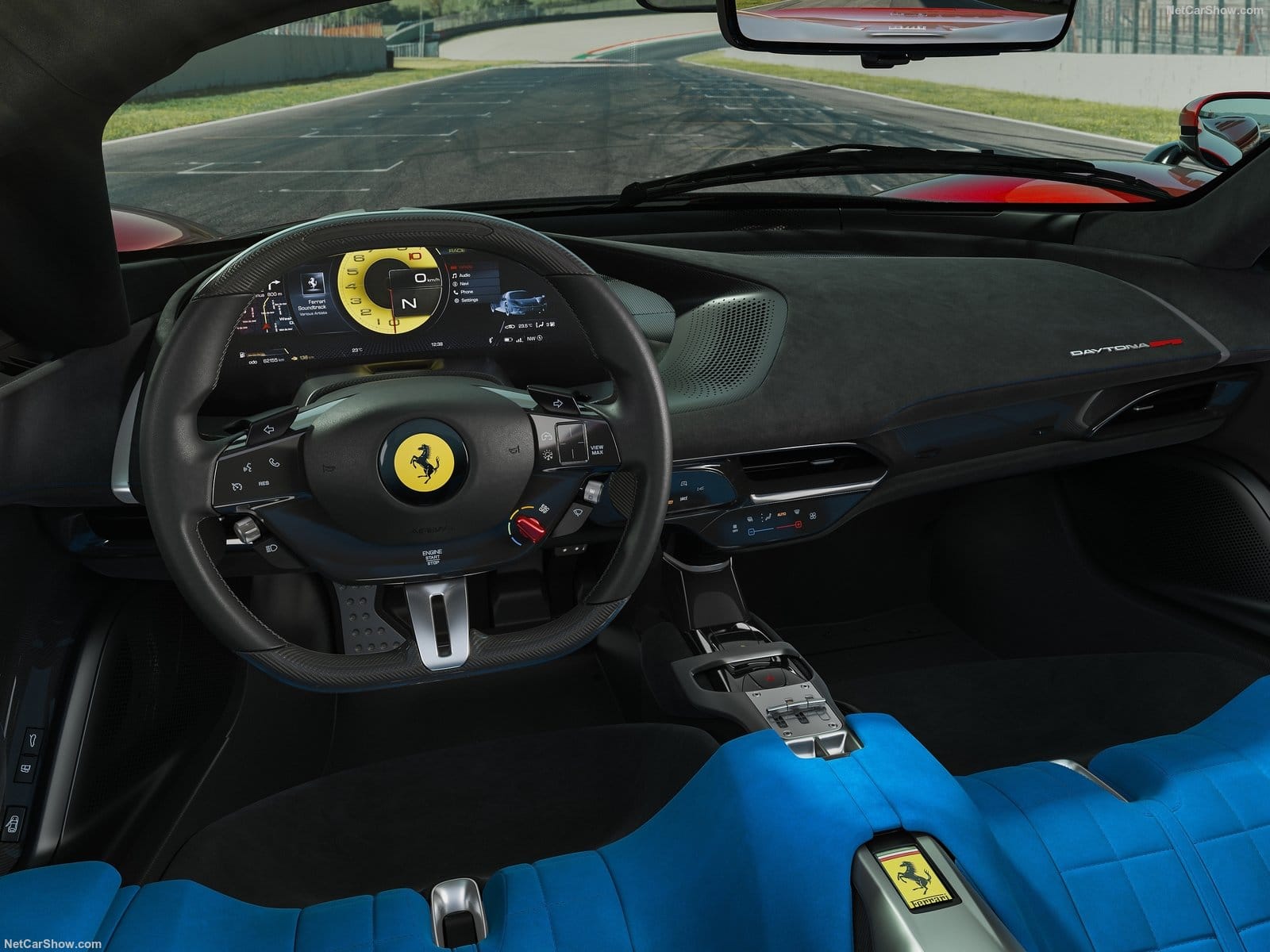 Gli interni della Ferrari Daytona SP3 - Copyright foto: Ufficio Stampa Ferrari