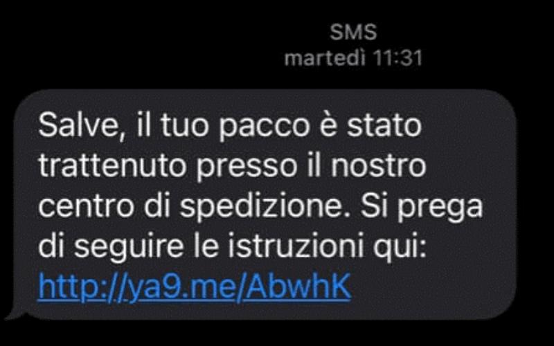 Truffa del pacco bloccato